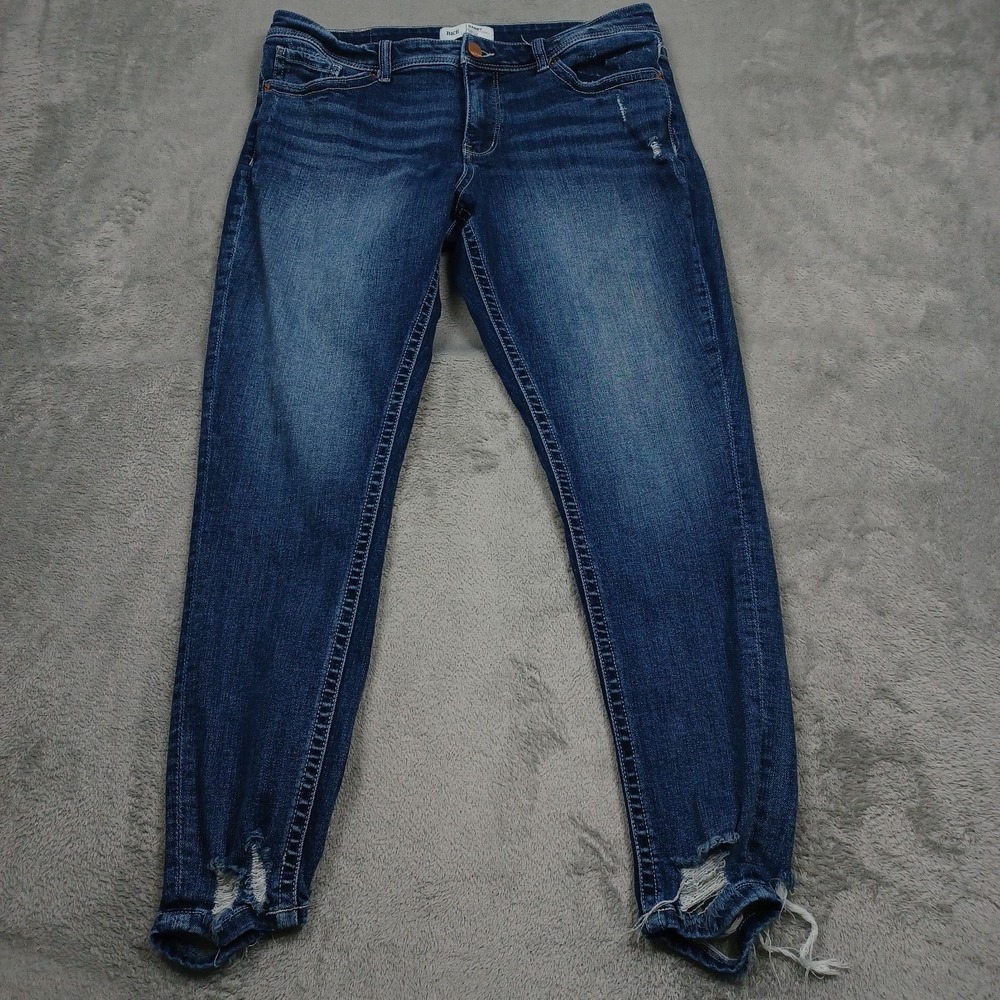 BKE‎ Jeans Womens 30 Blue Denim Gabby High Rise Ankle Skinny Distressed